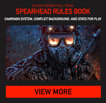 Black Powder Red Earth 28mm Spearhead Rules Book. Click to learn more!